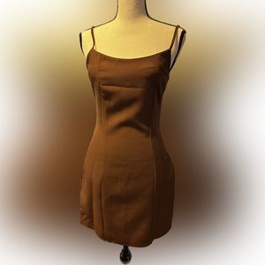 Missguided 90’s Chocolate mini dress
